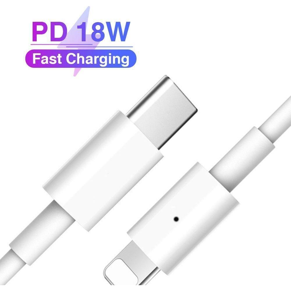 iPhone 18W PD Fast Charging Cable | Lightning to USB-C - OHM Cases