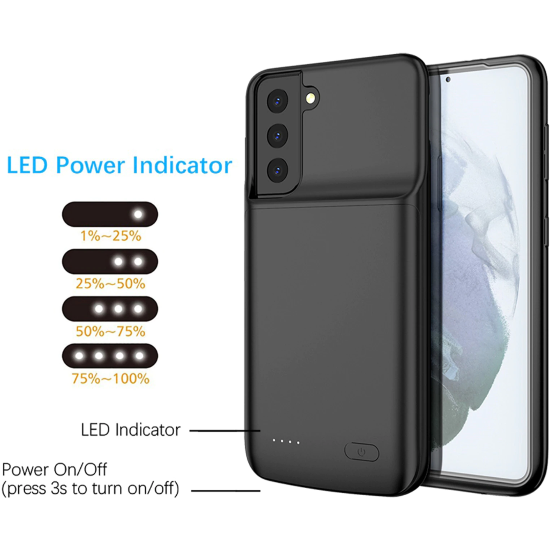 Samsung Galaxy S21 Battery Case (4800 mAh) - OHM Cases