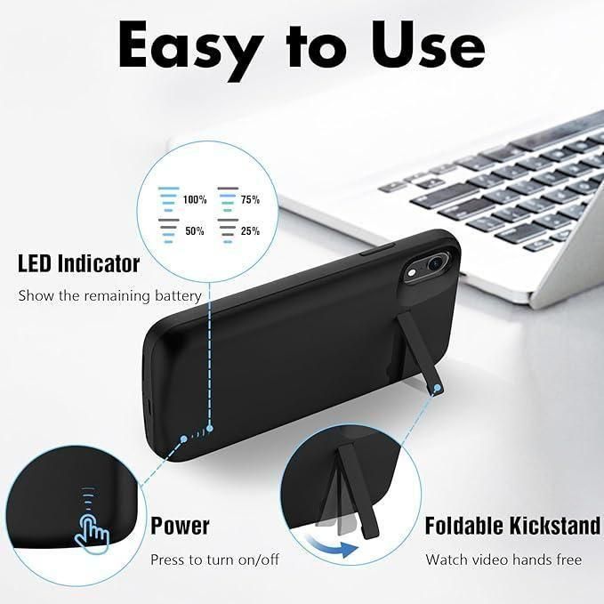 iPhone XR Battery Case (6000 mAh) - OHM Cases
