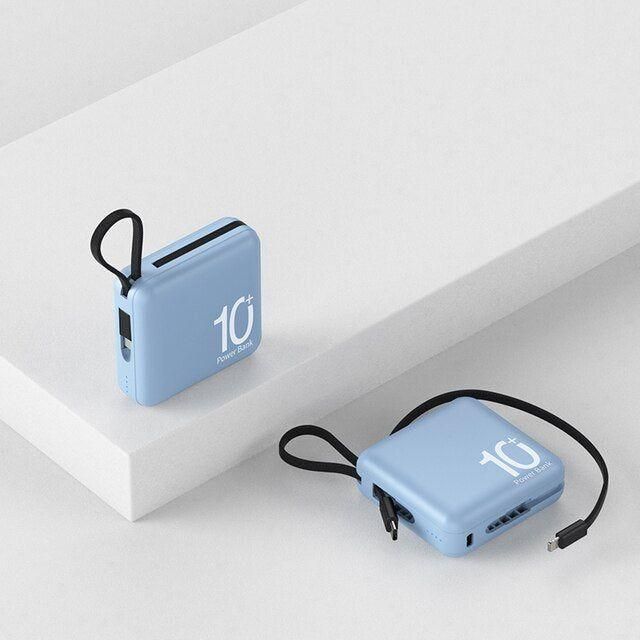 iPhone & Samsung Mini Fast Charging Battery Pack (10,000 mAH) - OHM Cases