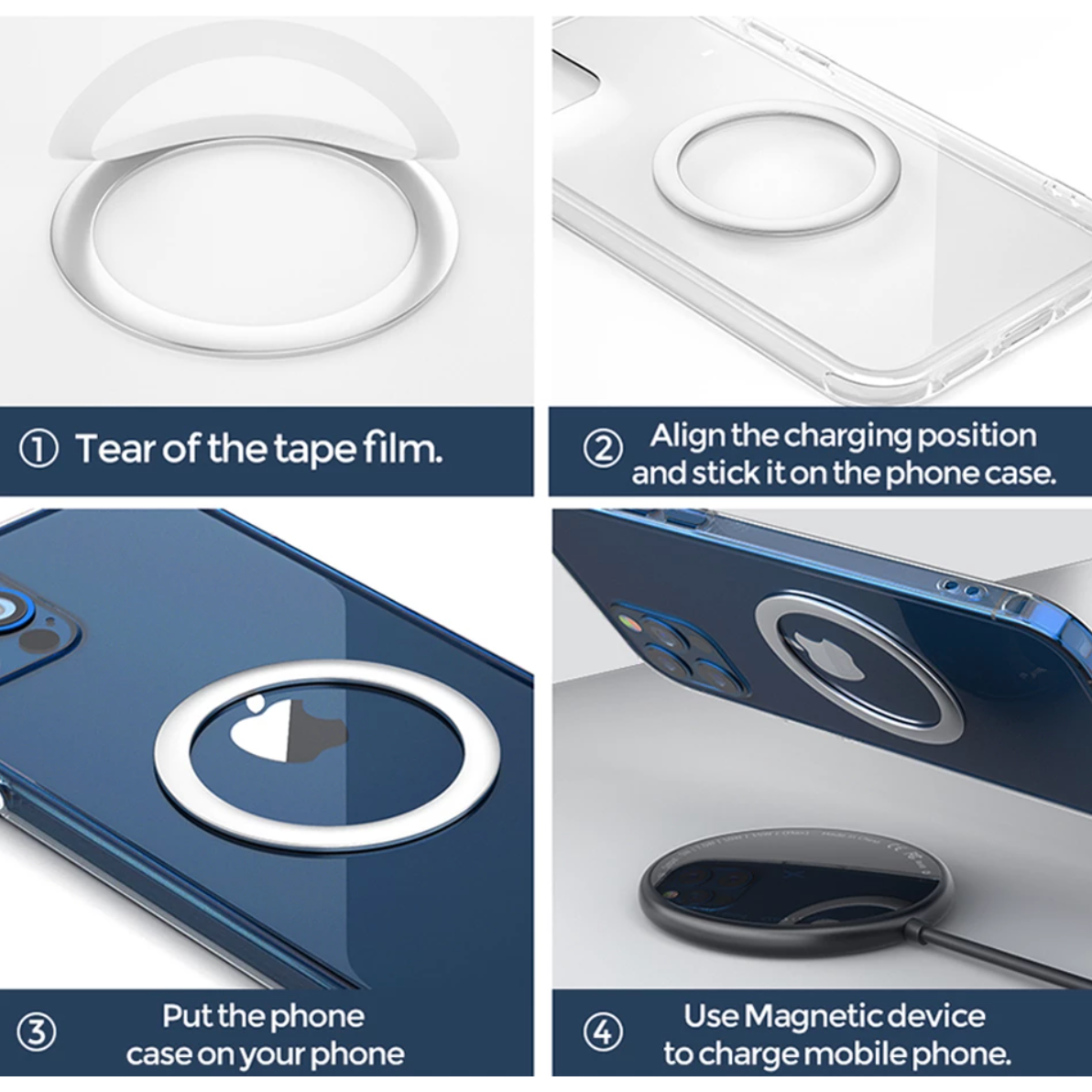 iPhone MagSafe Magnetic Ring Sticker - OHM Cases