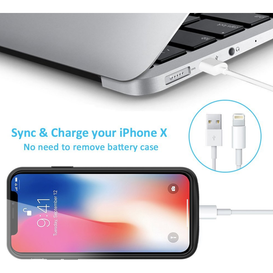 iPhone X Battery Case (6000 mAh) - Plus Battery Cases