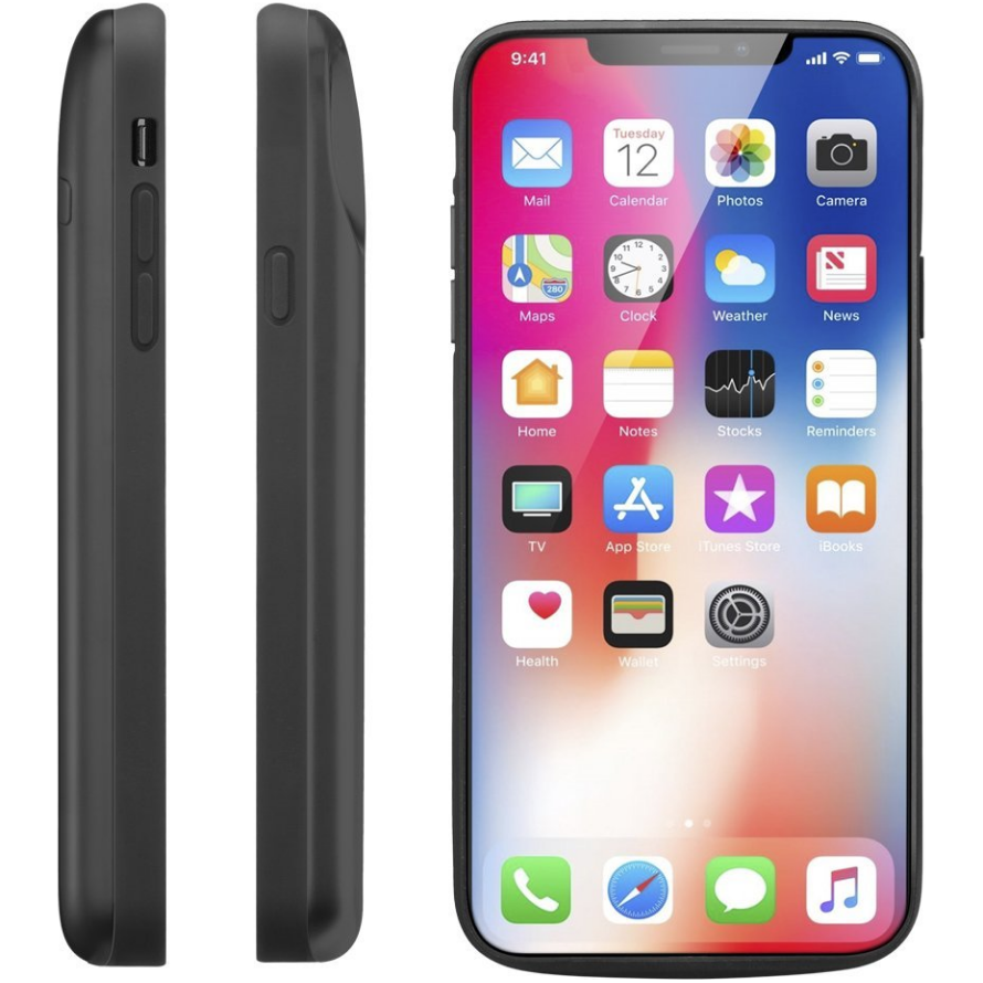 iPhone X Battery Case (5000 mAh) - Plus Battery Cases