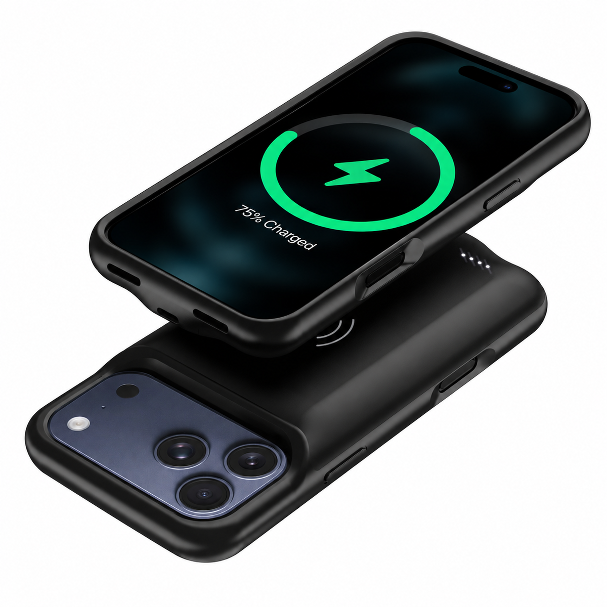 iPhone 18 Pro Max Wireless Charging MagSafe Battery Case (8500 mAh)