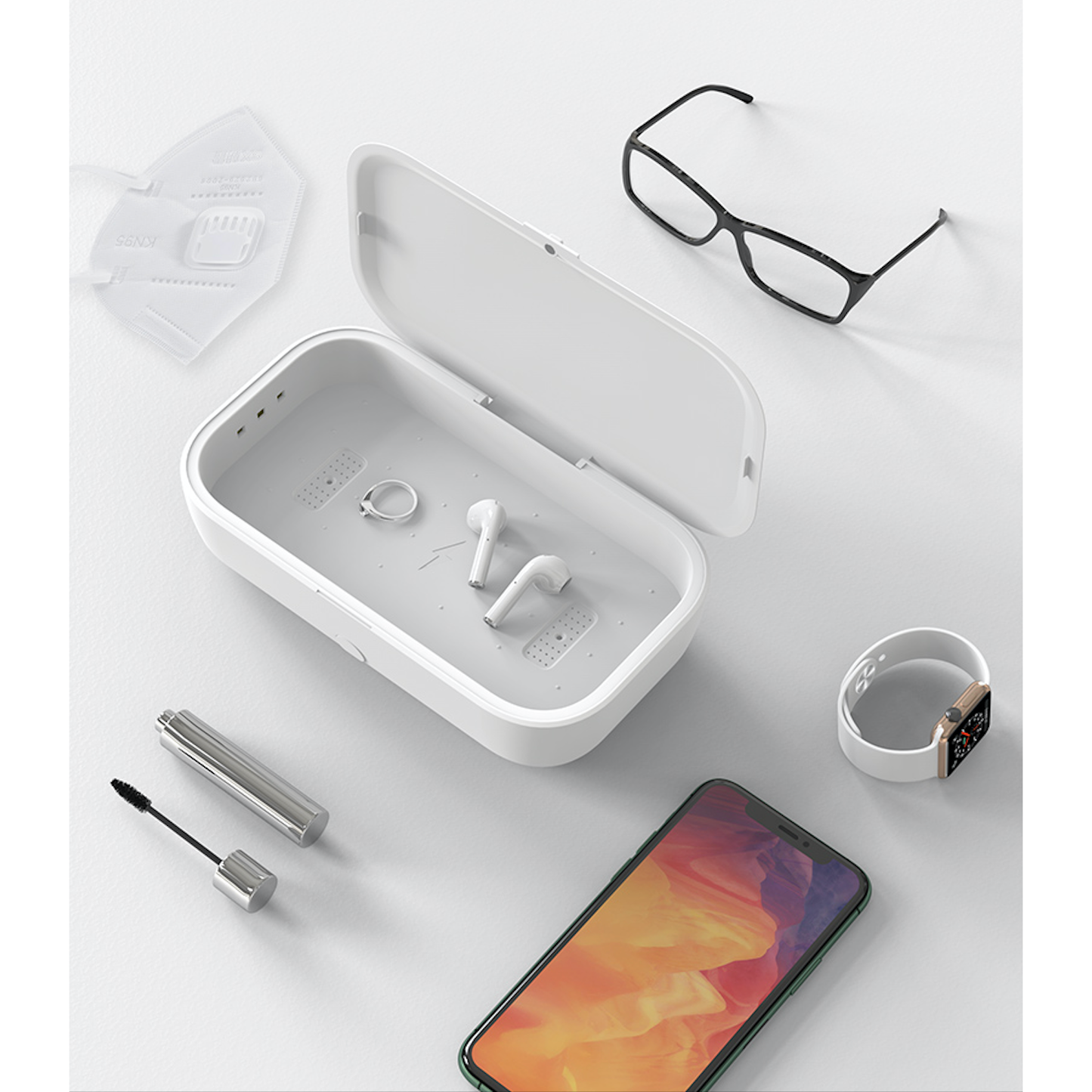 PlusProtect UV Sanitizing Wireless Charging Box