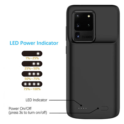 Samsung Galaxy S20 Ultra Battery Case (6000 mAh) - Plus Battery Cases