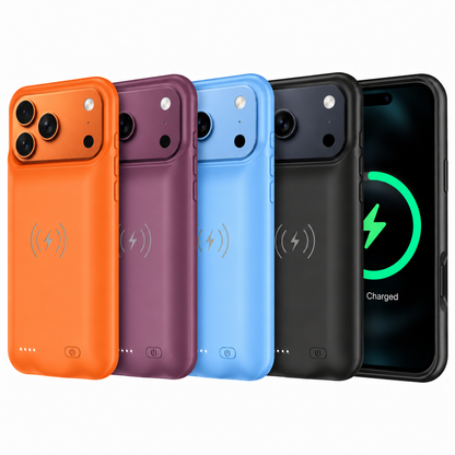 iPhone 18 Pro Max Wireless Charging MagSafe Battery Case (8500 mAh)
