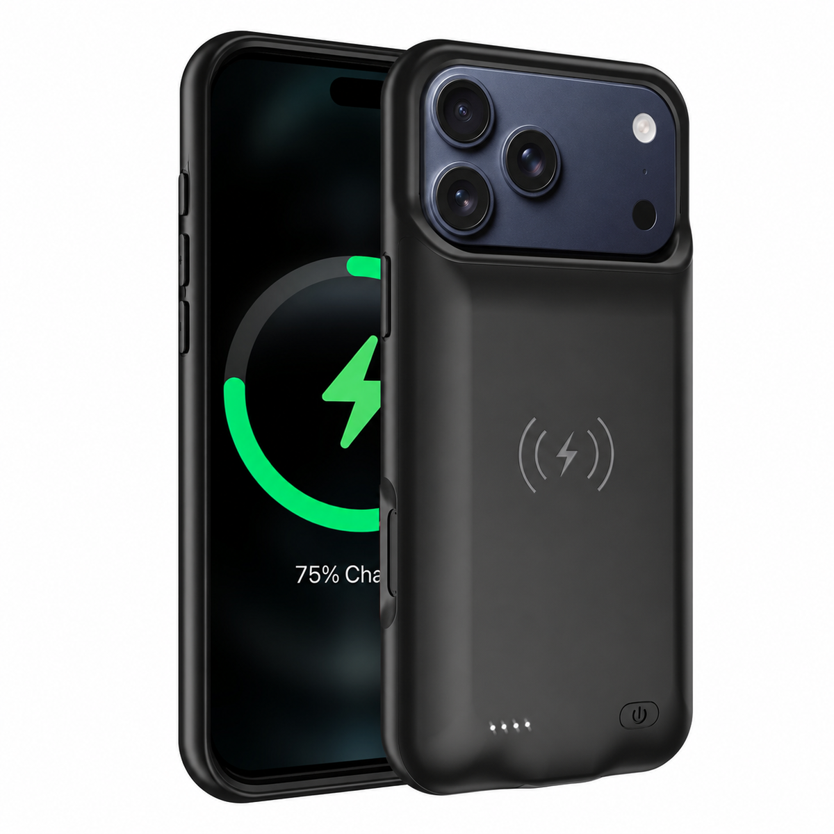 iPhone 18 Pro Max Wireless Charging MagSafe Battery Case (8500 mAh)