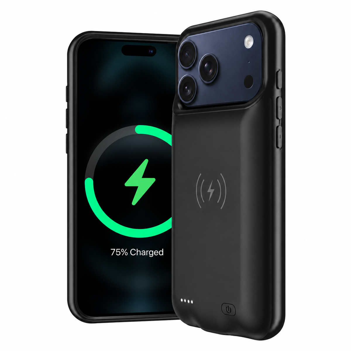 iPhone 18 Pro Max Wireless Charging MagSafe Battery Case (8500 mAh)