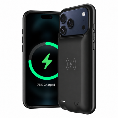 iPhone 18 Pro Max Wireless Charging MagSafe Battery Case (8500 mAh)