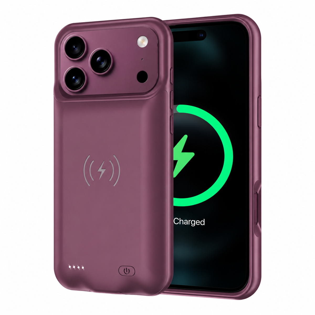 iPhone 18 Pro Max Wireless Charging MagSafe Battery Case (8500 mAh)