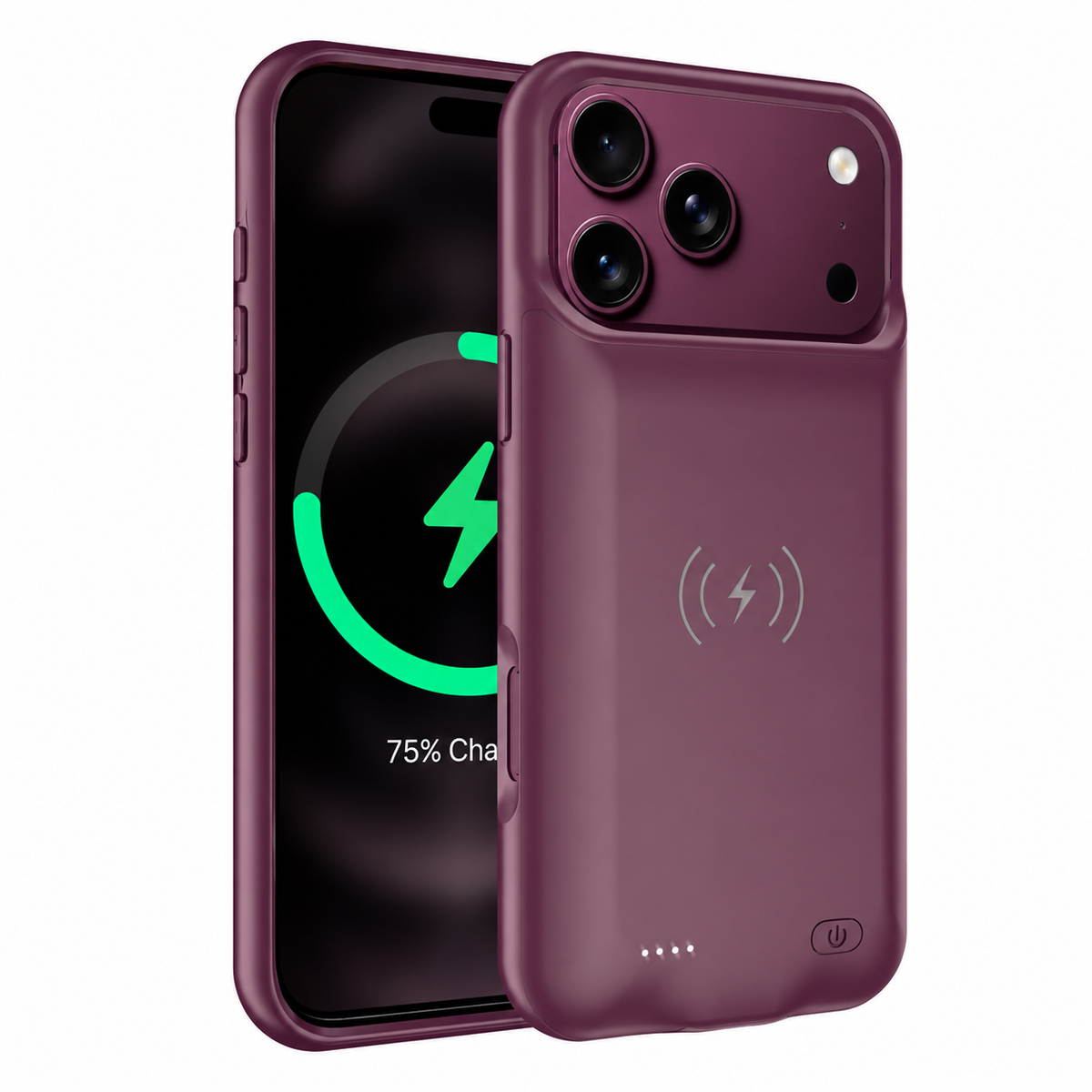 iPhone 18 Pro Max Wireless Charging MagSafe Battery Case (8500 mAh)