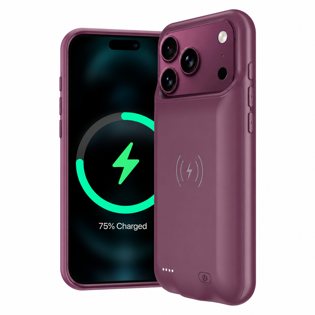 iPhone 18 Pro Max Wireless Charging MagSafe Battery Case (8500 mAh)