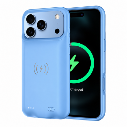iPhone 18 Pro Max Wireless Charging MagSafe Battery Case (8500 mAh)