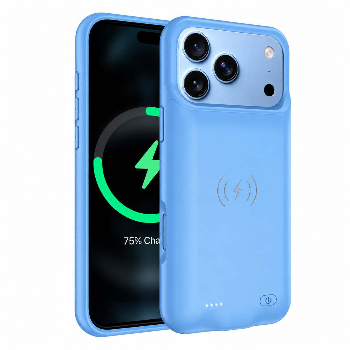 iPhone 18 Pro Max Wireless Charging MagSafe Battery Case (8500 mAh)