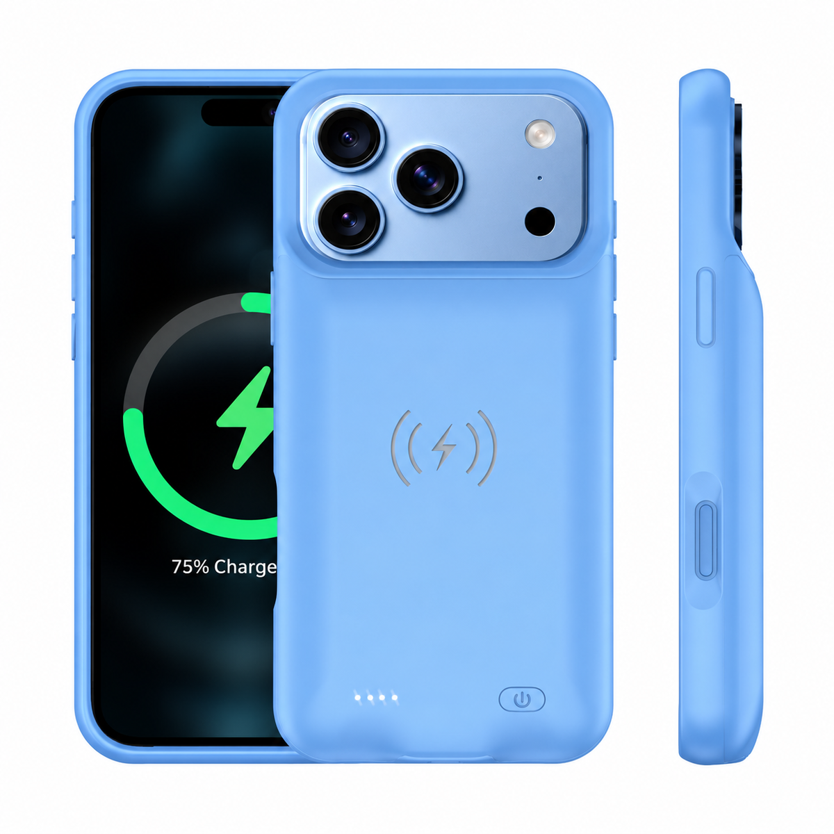 iPhone 18 Pro Max Wireless Charging MagSafe Battery Case (8500 mAh)
