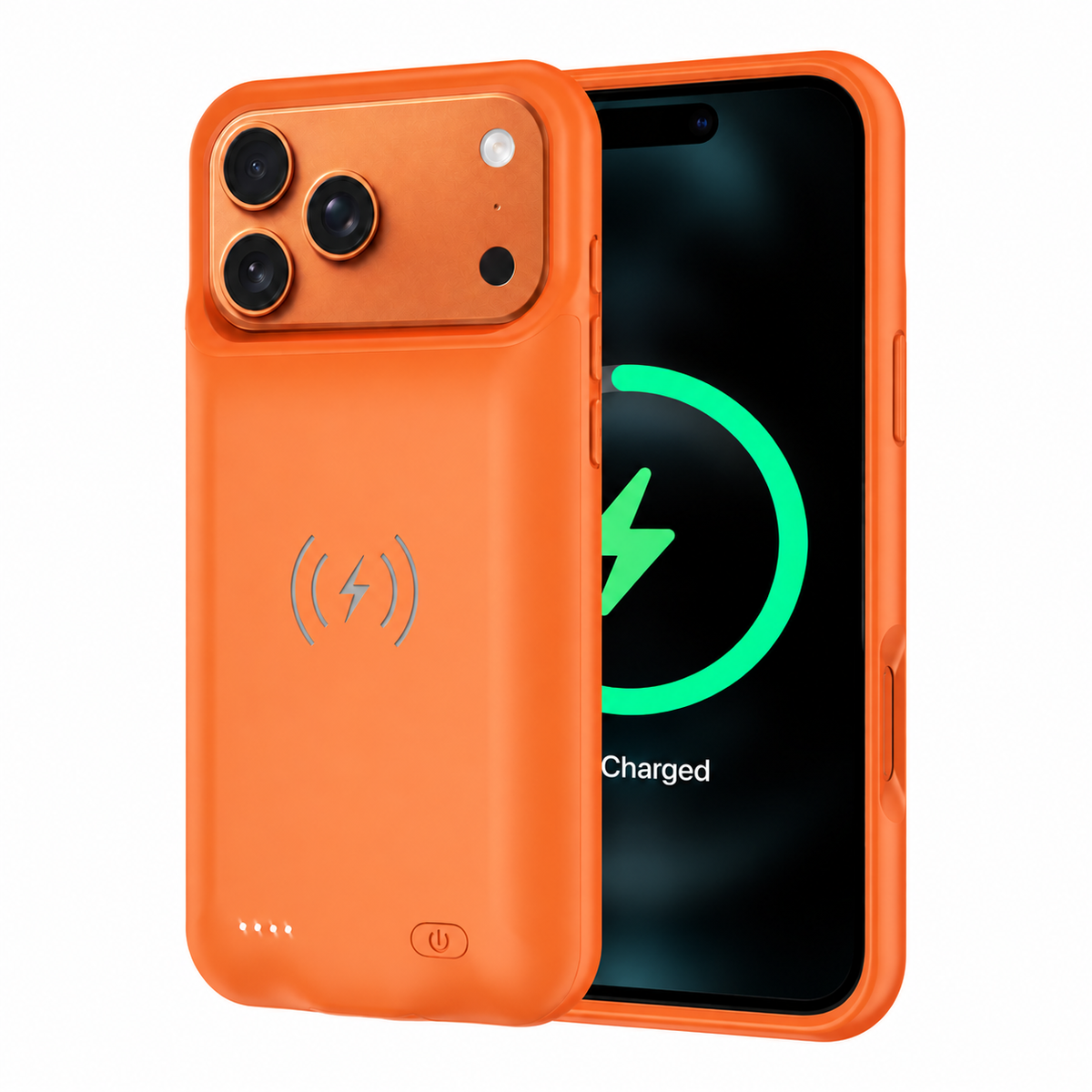 iPhone 18 Pro Max Wireless Charging MagSafe Battery Case (8500 mAh)