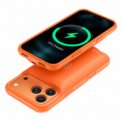 iPhone 18 Pro Max Wireless Charging MagSafe Battery Case (8500 mAh)