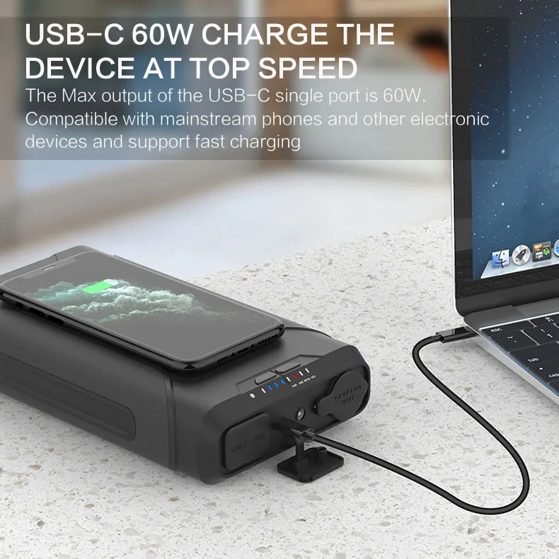 PlusPower Portable Waterproof Power Bank (72,000 mAH) - OHM Cases