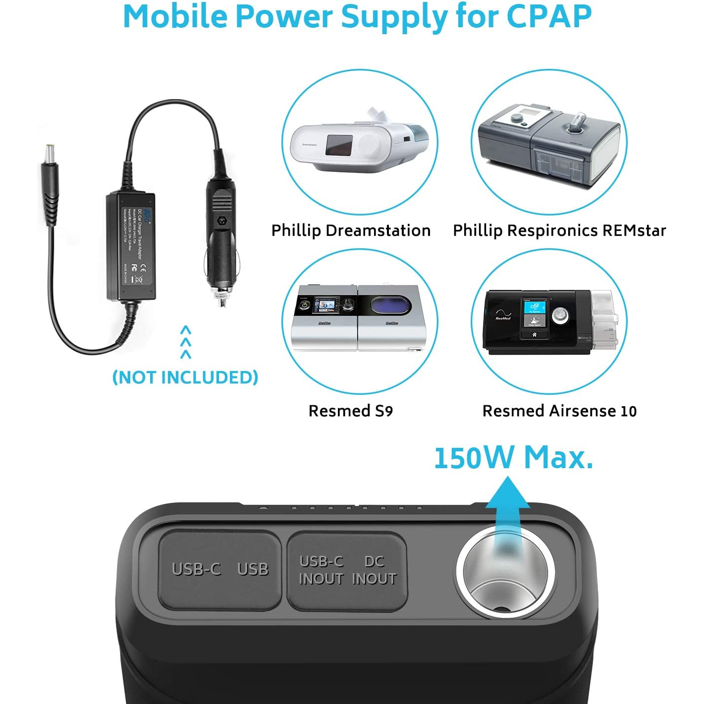 PlusPower Portable Waterproof Power Bank (72,000 mAH) - OHM Cases