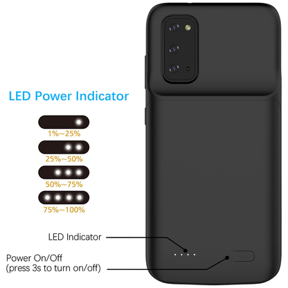 Samsung Galaxy S20+ Plus Battery Case (6000 mAh) - Plus Battery Cases