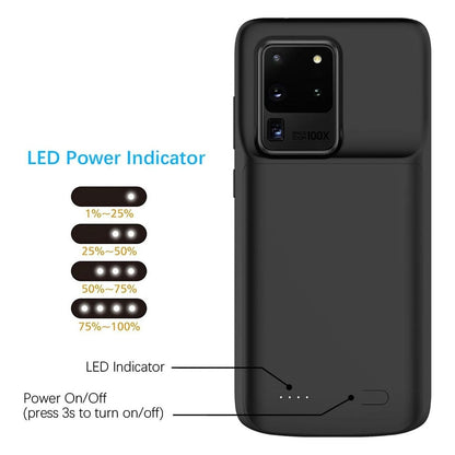 Samsung Galaxy S20 Ultra Battery Case (6000 mAh) - Plus Battery Cases