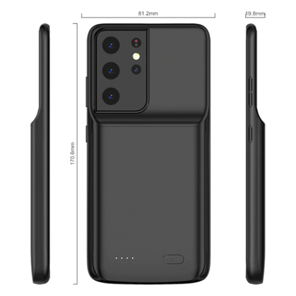 Samsung Galaxy S21 Ultra Battery Case (4700 mAh) - OHM Cases