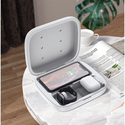 PlusProtect UV Sanitizing 4-in-1 Wireless Charging Box - OHM Cases