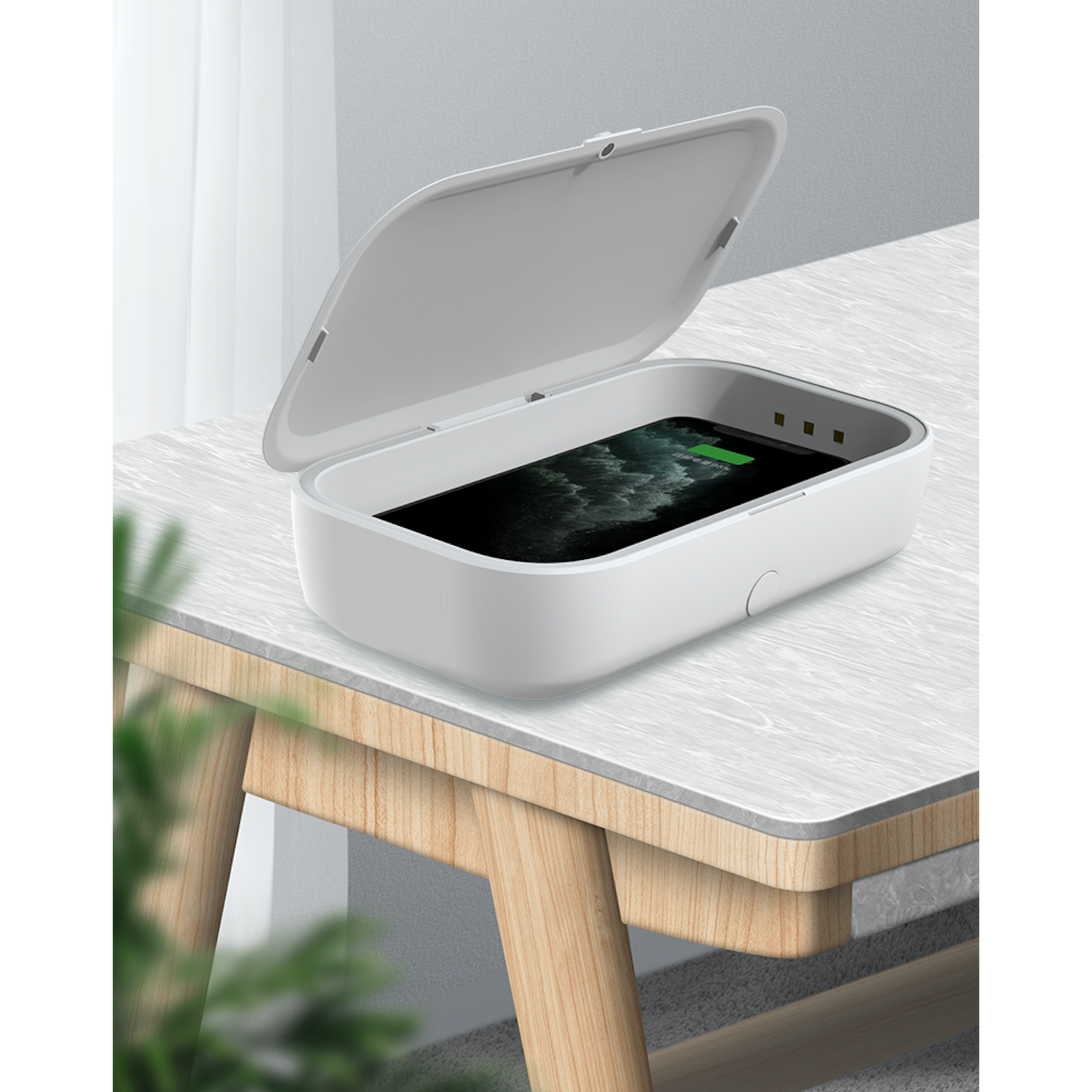 PlusProtect UV Sanitizing Wireless Charging Box - OHM Cases