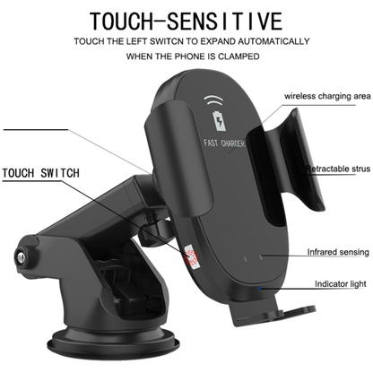 PlusPower Infrared Car Wireless Fast Charging Mount - OHM Cases