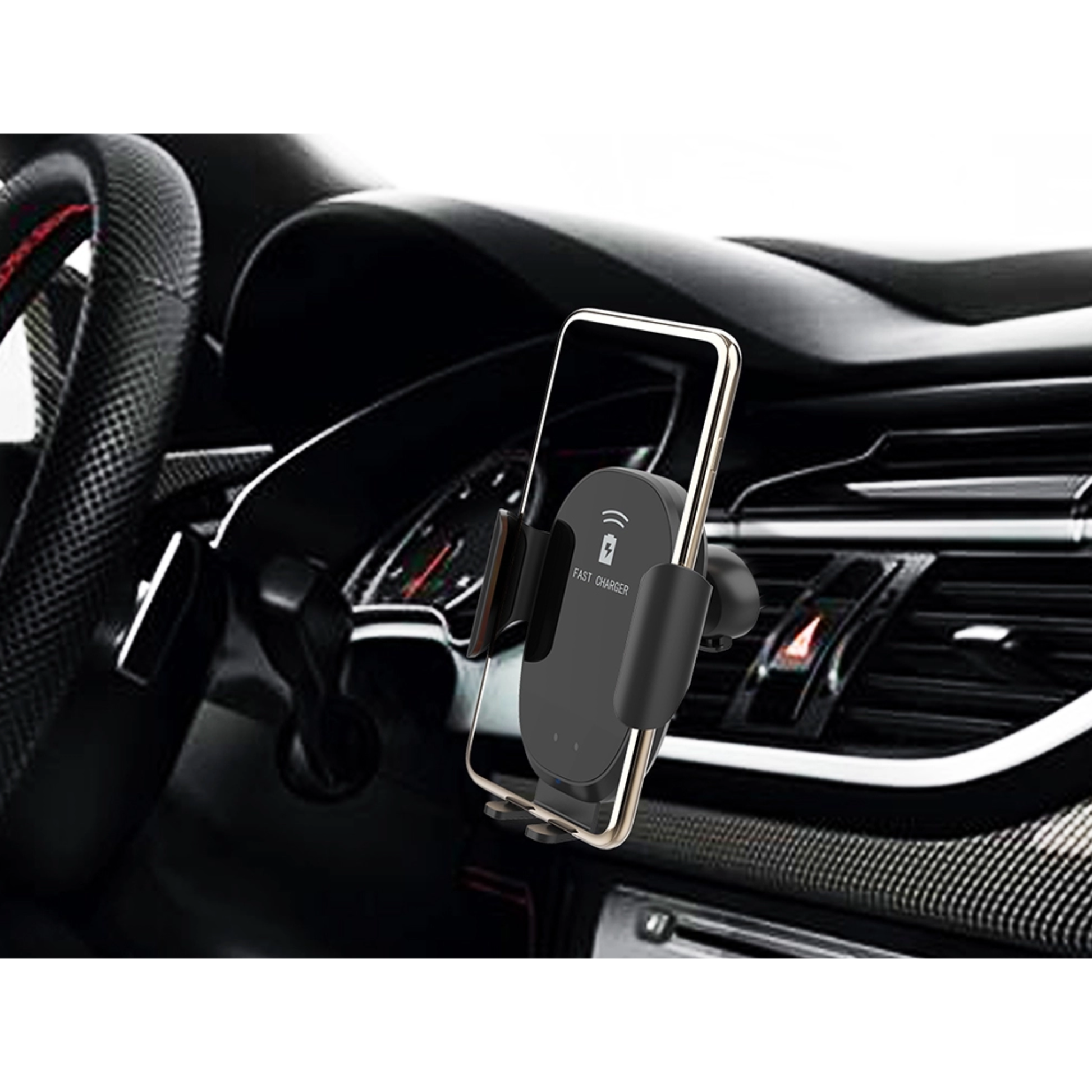 PlusPower Infrared Car Wireless Fast Charging Mount - OHM Cases